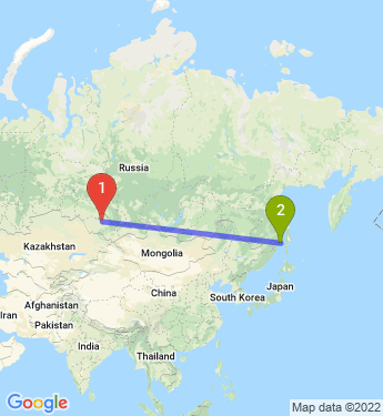 Маршрут из Барнаула в Ванино