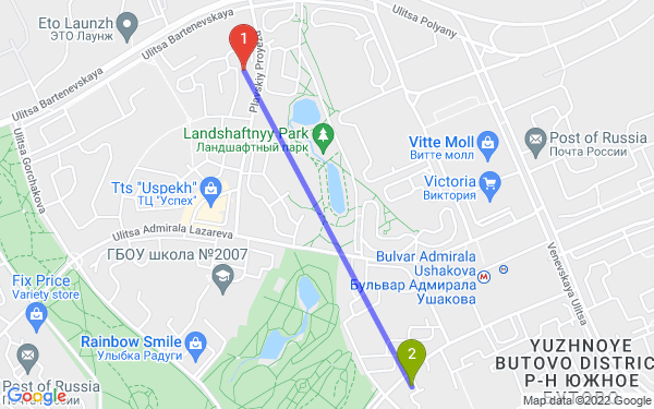 Маршрут по Москве