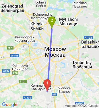 Маршрут по Москве