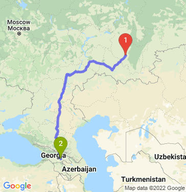 Маршрут из Стерлитамака в T'bilisi