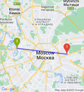 Маршрут по Москве