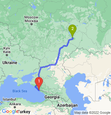 Маршрут из Сочи в Тольятти