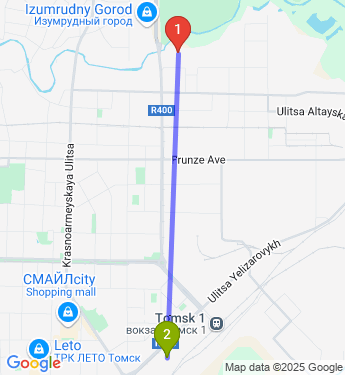 Маршрут по Томску