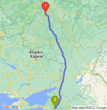 Маршрут из Тулы в Краснодар