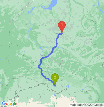 Маршрут из Ноябрьска в Омск