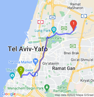 Маршрут по Tel Aviv-Yafo