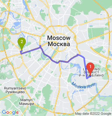 Маршрут по Москве