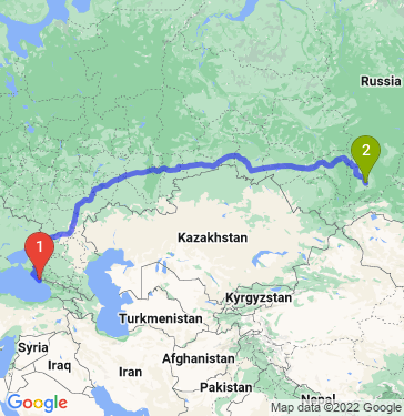 Маршрут из Сочи в Абакан