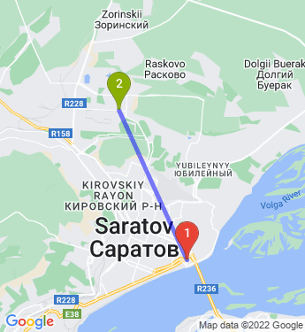 Маршрут по Саратову