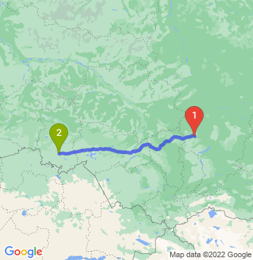 Маршрут из Ачинска в Омск