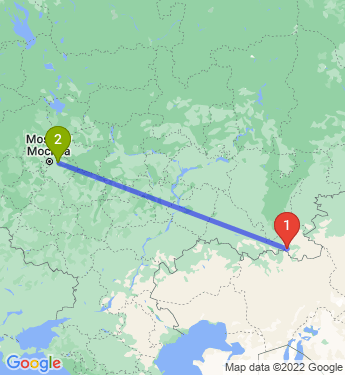 Маршрут из Орска в 