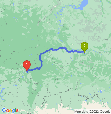 Маршрут из Перми в Пыть-Ях