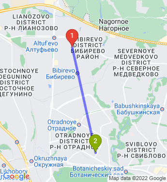 Маршрут по Москве