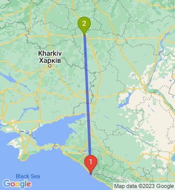 Маршрут из Сочи в Воронеж