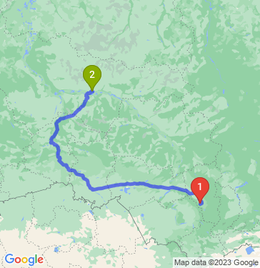 Маршрут из Прокопьевска в Сургут