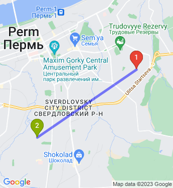 Маршрут по Перми