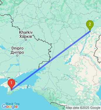 Маршрут из Симферополя в Золотое