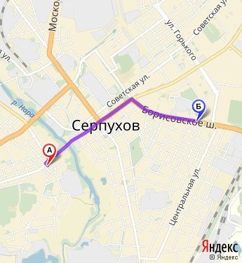 Серпухов карта улица подольская - 81 фото