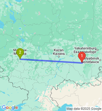 Маршрут из Уфы в Коледино