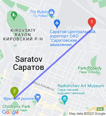 Маршрут по Саратову