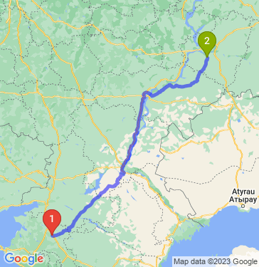 Маршрут из Тихорецка в Чапаевска