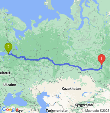 Маршрут из Томска в Щеглово