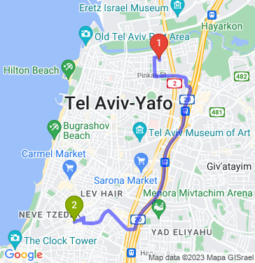Маршрут по Tel Aviv-Yafo