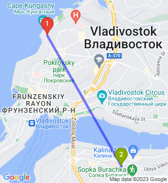 Маршрут по Владивостоку