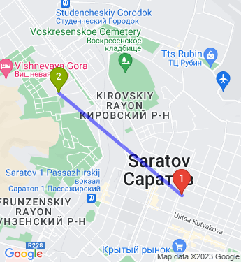 Маршрут по Саратову