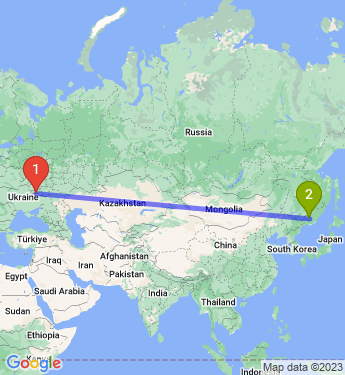 Маршрут из Белгорода в Спасск-Дальний