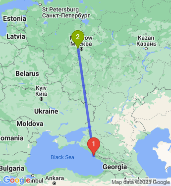 Маршрут из Сочи в Красный Поселок