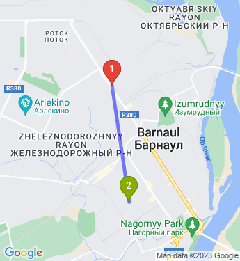 Маршрут по Барнаулу