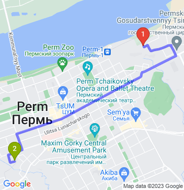 Маршрут по Перми