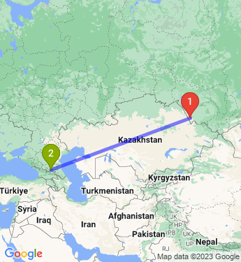 Маршрут из Михайловского в Владикавказ