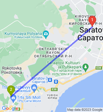 Маршрут по Саратову