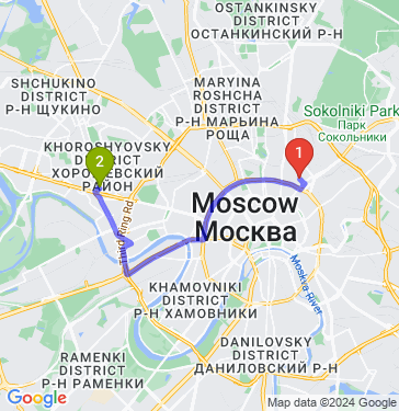 Маршрут по Москве