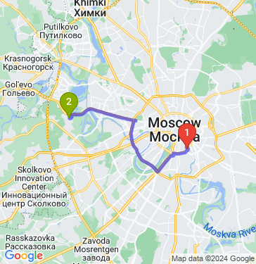 Маршрут по Москве