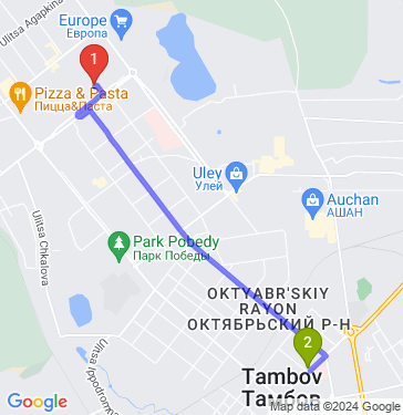 Маршрут по Тамбову