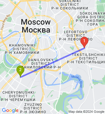 Маршрут по Москве