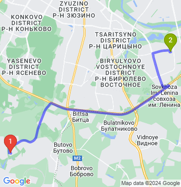 Маршрут по Москве