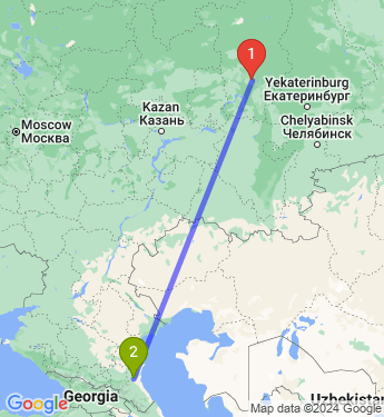 Маршрут из Перми в Кизилюрта