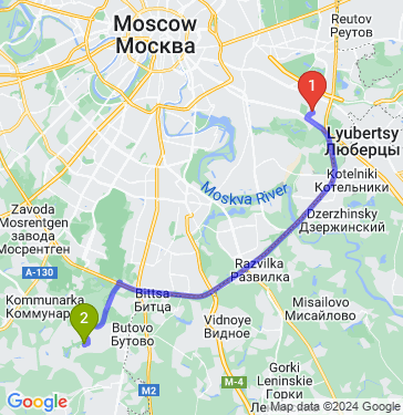 Маршрут по Москве