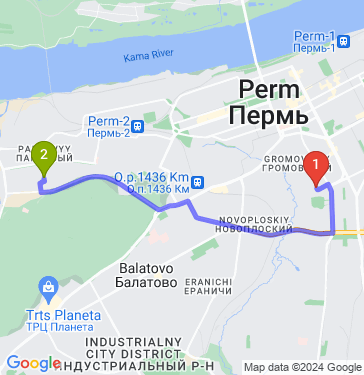 Маршрут по Перми