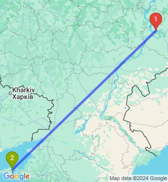 Маршрут из Тольятти в Керчь