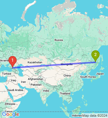 Маршрут из Черкесска в Хабаровск