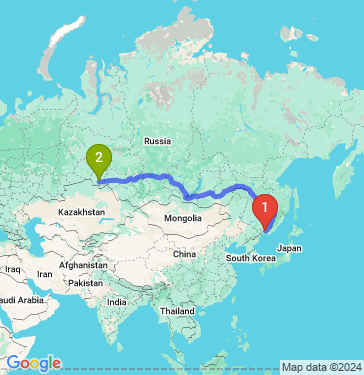 Маршрут из Уссурийска в Омск