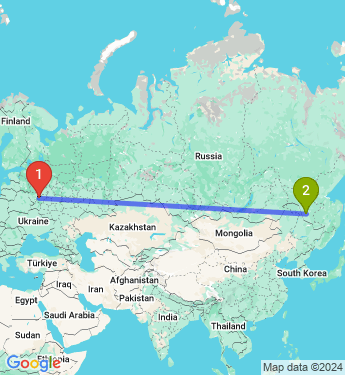 Маршрут из Мариуполя в Свободного