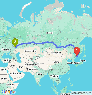 Маршрут из Владивостока в Саратов