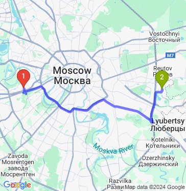 Маршрут по Москве