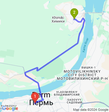 Маршрут по Перми
